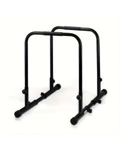 Adjustable Heavy Duty Dip Parallel Bars, Pull-Up Bars - Universal Use (Black)