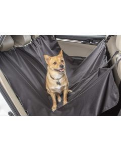 Dog & Cat Car Back Seat Cover - Waterproof Hammock Protector - Black