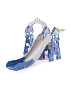 Bopeep Kids Slide Swing Basketball Ring Hoop Activity Center Toddlers Play Set