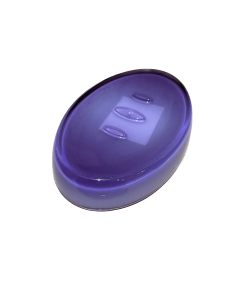 Creative Home Oval Soap Dish Holder Plate - Purple