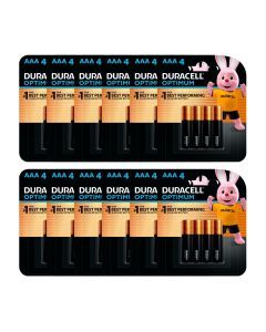 Duracell Optimum AAA Batteries 4pk x12