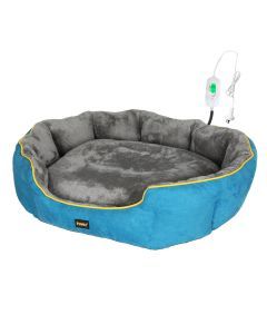 Pawz Electric Pet Heater Bed Heated Mat Cat Dog Heat Blanket Removable Cover L