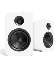 Kanto YU Passive 5.25" Speakers - White, Pair (with 1" Silk Dome Tweeter and 5.25" Kevlar Woofer)