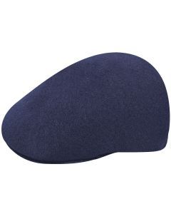 Kangol Seamless Wool 507 Cap - Dark Blue Navy (Warm Winter Ivy Hat K0875FA)