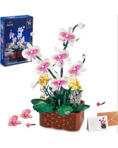 Flower Building Blocks Model Set Romantic Flowers