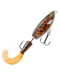 21cm Storm RIP Seeker Jerk Rigged Fishing Lure With Spare Tail - Burbot UV