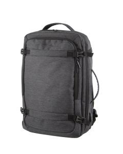 Pierre Cardin Mens Travel & Business Backpack - Grey (with Built-in USB Port)