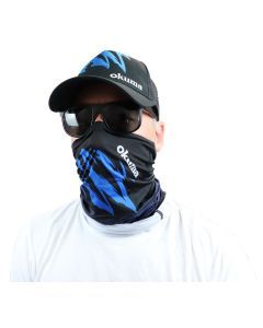 Black Okuma Sun Mask - Lightweight, Breathable, Multifunctional Head Scarf