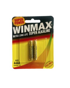AAAA Super Alkaline Batteries Ultra Long Life 1.5V Battery - 1 Pack of 2