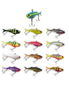 60mm TT Lures 6gm Quake Soft Vibe Fishing Lure Rigged with 4X Strong Trebles