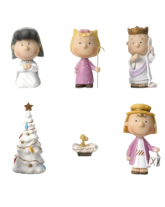 Christmas Nativity Set: Resin Craft Peanuts Characters for Holiday Decoration