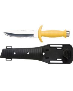 Mirage Sphinx 420 Grade Stainless Steel Dive Knife with Scabbard and Strap