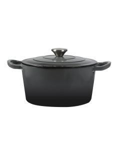 Toque Enamelled Dutch Oven 4L Cast Iron Pot with Lid Camping Cookware