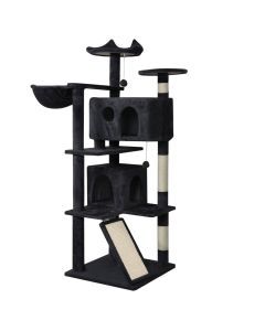 Pawz Cat Tree Tower Scratching Post Scratcher 145cm Climbing Tree House Bed
