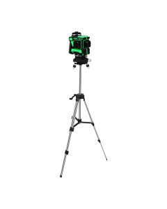 Traderight Laser Level Green Light Self Leveling 3D 12 Line Measure 1.2m Tripod