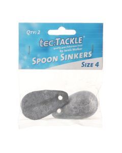 2 Pack of Jarvis Walker Size 4 Spoon Sinkers