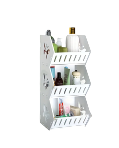 Vinyl Hanging Bathroom Storage Rack - Shelf Butterfly Large
