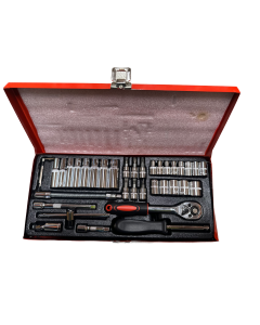 37 Piece Ratchet Socket Wrench Set Screwdriver Bits Extension Hex Chrome Vanadium