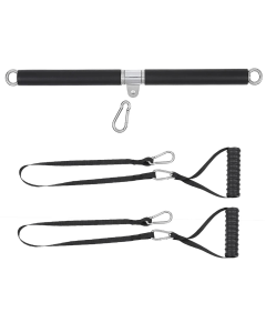 Tricep Rope Pulldown Attachment Black