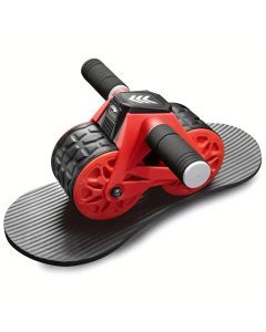 Automatic Rebound Abdominal Roller with Kneeling Pads