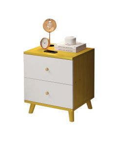 Modern Small Bedside Table Storage Cabinet for Rental Rooms