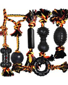 Dog Chew Toys for Small Breeds Rubber (6pcs)