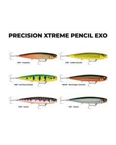 13cm Rapala Precision Xtreme Pencil EXO Topwater Fishing Lure