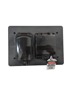 Areial RCD/Inlet Enclosure Black - 2.5mm TPS Flex