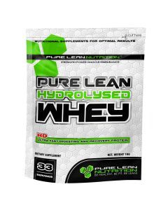1KG Pure Lean Nutrition Hydrolysed Whey Protein Powder - Chocolate (Fast Absorbing WPI WPC Supplement)