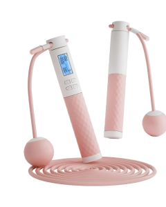 Jump Rope with LED Screen and Silicone Handle