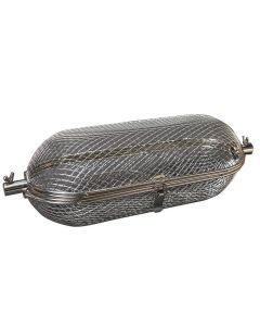 Flaming Coals Stainless Steel Rotisserie Basket - Round Cage Tumbler