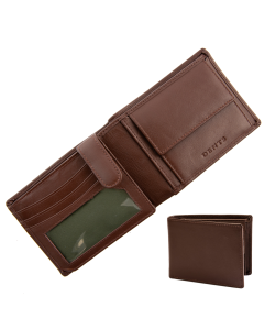 Dents Mens Nappa Leather Trifold Wallet - English Tan (RFID Protection)