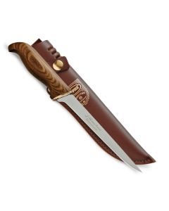 6 Inch Marttiini PRFBL6 Presentation Fillet Knife with Laminated Birch Handle