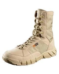 Mens Tactical Mid-Calf Combat Boots (Khaki No Zip)
