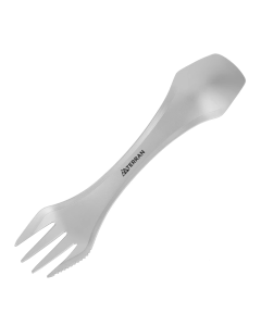 TERRAN Titanium Spork with Knife Edge (3-in-1)