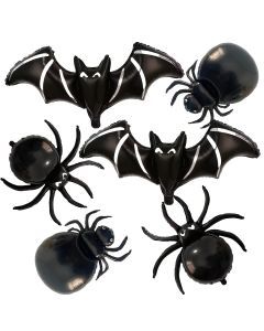 Halloween Spider Bat Balloon Set (6pcs)