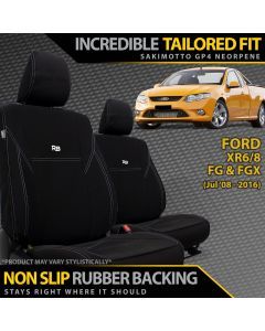 Ford Falcon XR6 FG/FGX Neoprene 2x Front Seat Covers (In Stock)