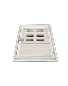 Camec Gas Door For Galvanised Box - Rhh Smooth White