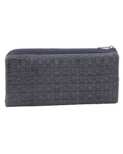 Pierre Cardin Womens Soft Rustic Leather RFID Coin Purse Wallet - Teal