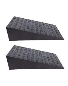 2PCS Squat Wedge Heel & Calf Stretcher Board (Black)