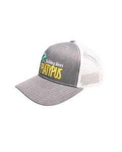 Platypus Fishing Lines Heather Grey/White Premium Trucker Cap