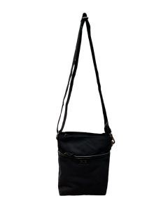 FIB Byron Canvas Sling Bag - Black (Shoulder Travel)