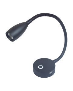 Gooseneck Reading light with USB - Black