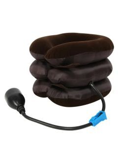 Inflatable Neck Stretcher Air Cervical Traction Device Brown