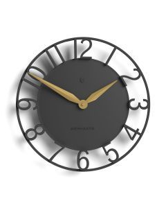 Newgate Time Traveller Wall Clock-Grey