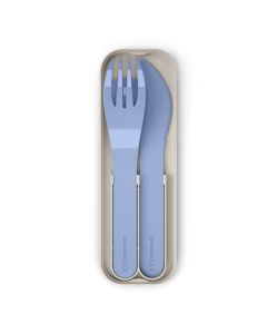Monbento Mb Pocket Plastic Cutlery Set - Colour Blue Infinity