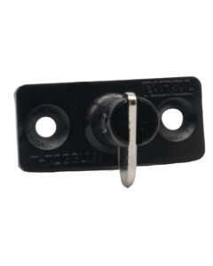 Stay put Fastener Horizontal Single Black