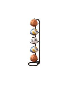 Metal Sports Ball Rack Organizer Stand (5-Tier)
