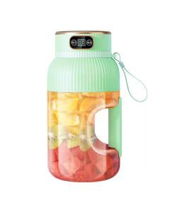 Electric Fruit Juicer Cup 1200ml Wireless Smoothie Blender Green