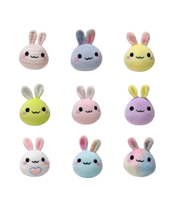 9-Piece Adorable Easter Rabbit Plush Dolls Set